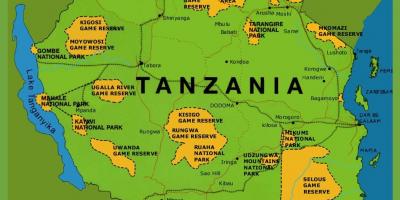 Karte tanzānija