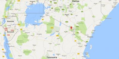 Tanzānija atrašanās vietu uz pasaules kartes