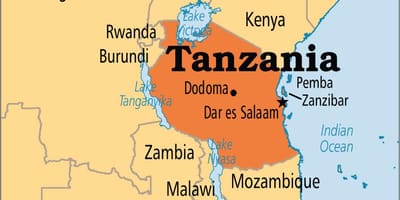 Karte dar es salaam tanzānija