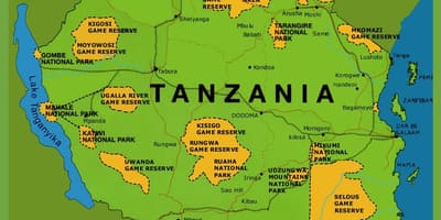 Karte tanzānija